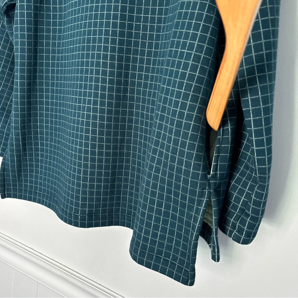 Ruby Rd Windowpane Checkered Relaxed Fit Snap Front Jacket Shacket Size Small - Picture 9 of 15